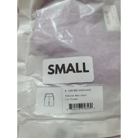 NWT allbirds Natural Bike Shorts - SMALL - lux purple - SMALL - Picture 6 of 6